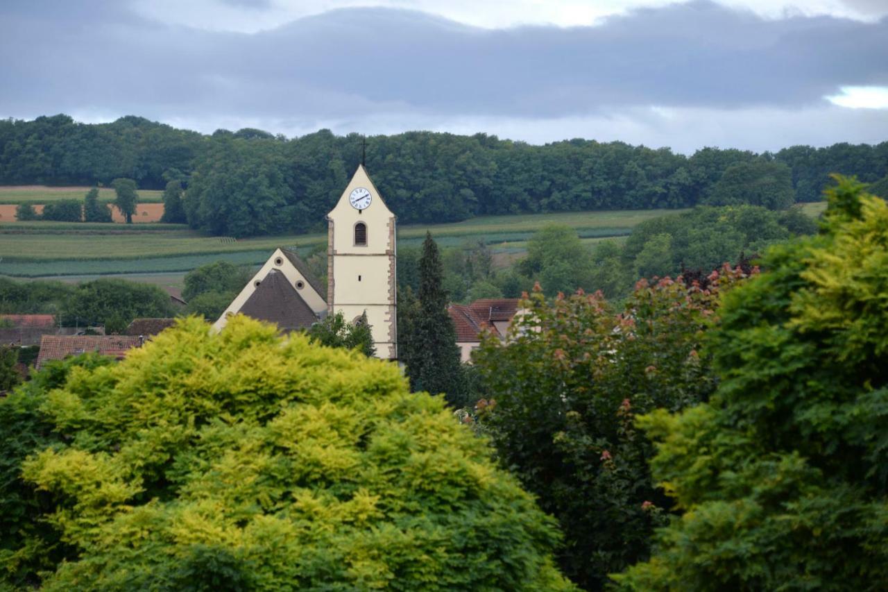 Gîte Aux Deux Clochers Zimmersheim Exterior foto