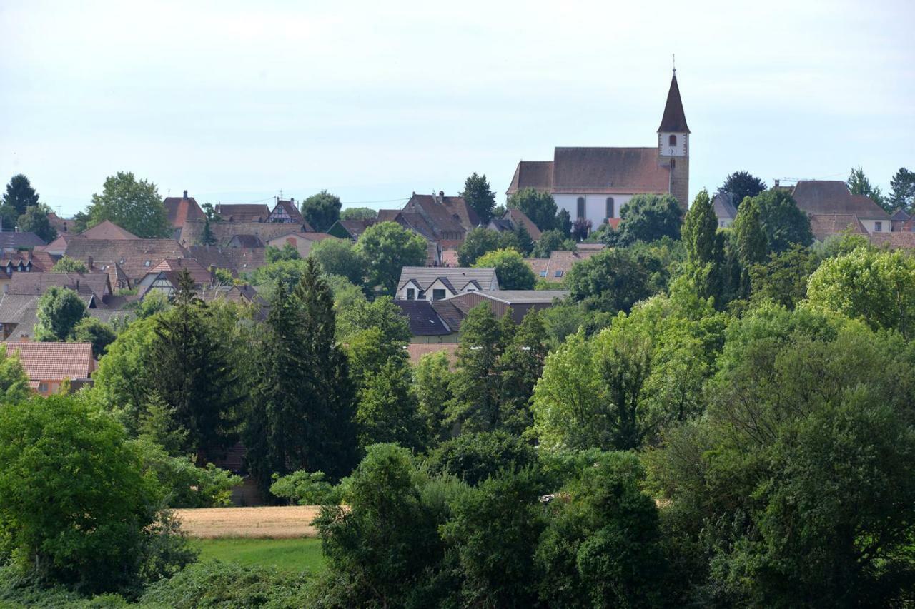 Gîte Aux Deux Clochers Zimmersheim Exterior foto